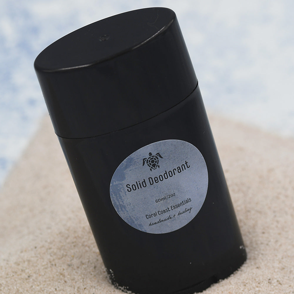 Coral Coast Essentials Solid Deodorant, available in two scents - Classic and Citrus